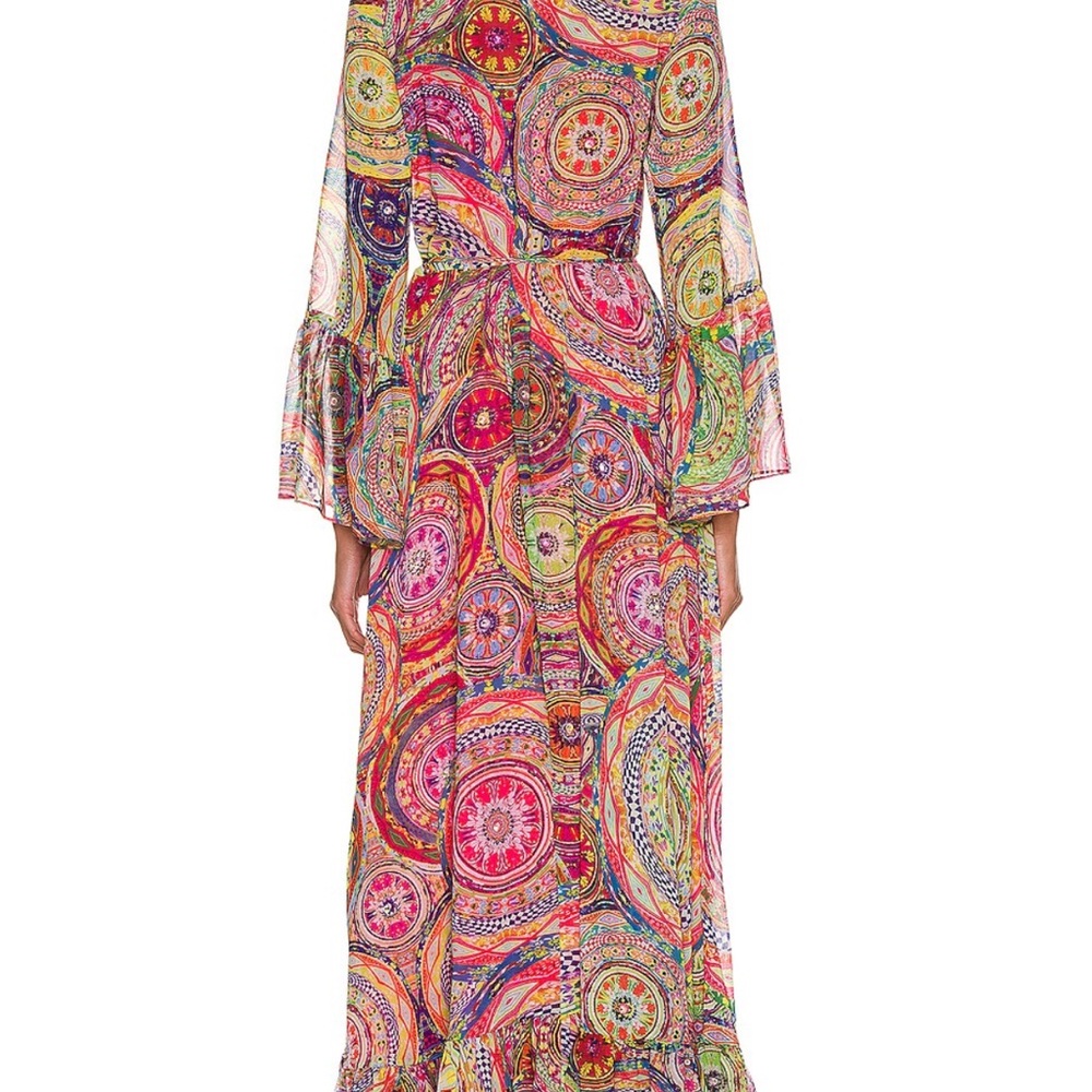 Alexis CHARISMA Multicolor Long Sleeve Maxi Dress - Picture 6 of 7